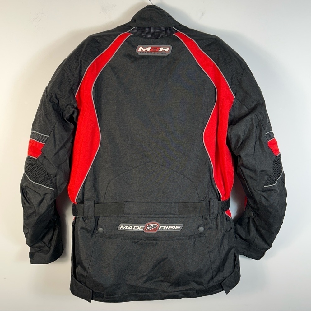 ❤️ M2R Made 2 Ride Black and Red Motorcycle Performance Jacket XXL - Picture 3 of 12